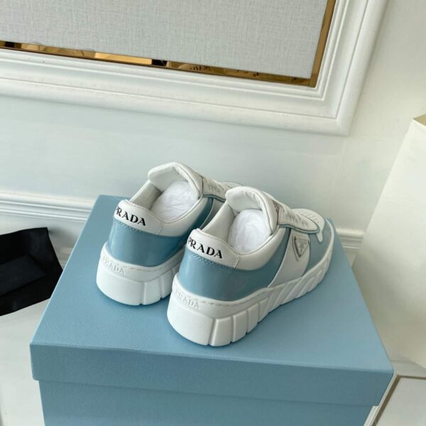 Prada Women's Gabardine Sneakers Blue For Women LV
