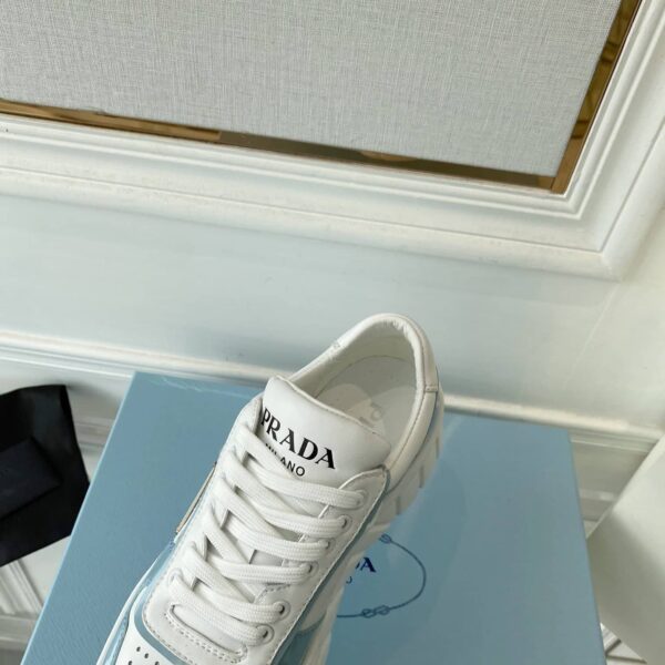 Prada Women's Gabardine Sneakers Blue For Women LV