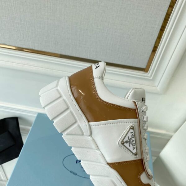 Prada Women's Gabardine Sneakers Brown For Women LV