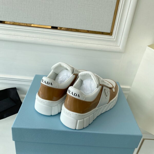 Prada Women's Gabardine Sneakers Brown For Women LV