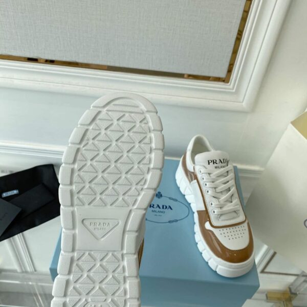 Prada Women's Gabardine Sneakers Brown For Women LV