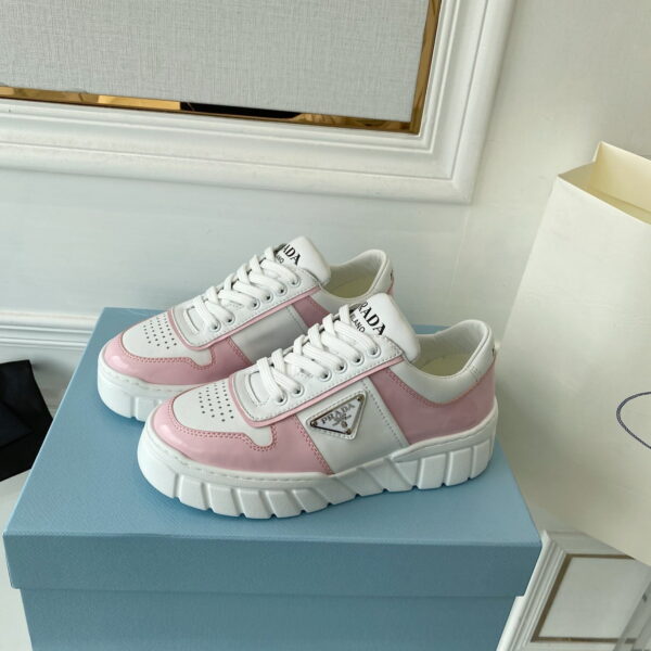Prada Women's Gabardine Sneakers Pink For Women LV
