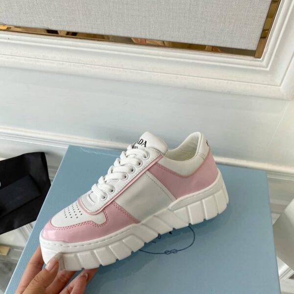 Prada Women's Gabardine Sneakers Pink For Women LV