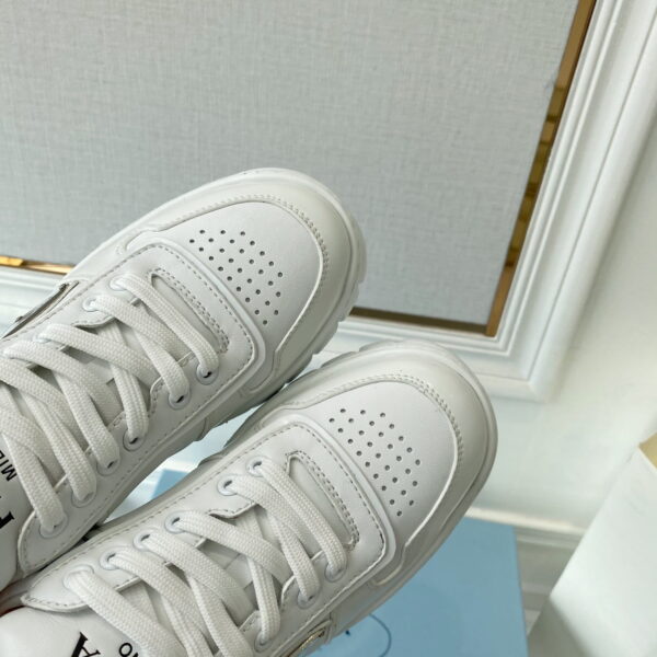 Prada Women's Gabardine Sneakers White For Women LV