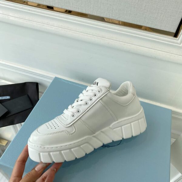 Prada Women's Gabardine Sneakers White For Women LV