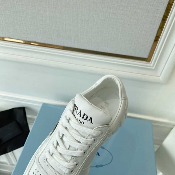 Prada Women's Gabardine Sneakers White For Women LV