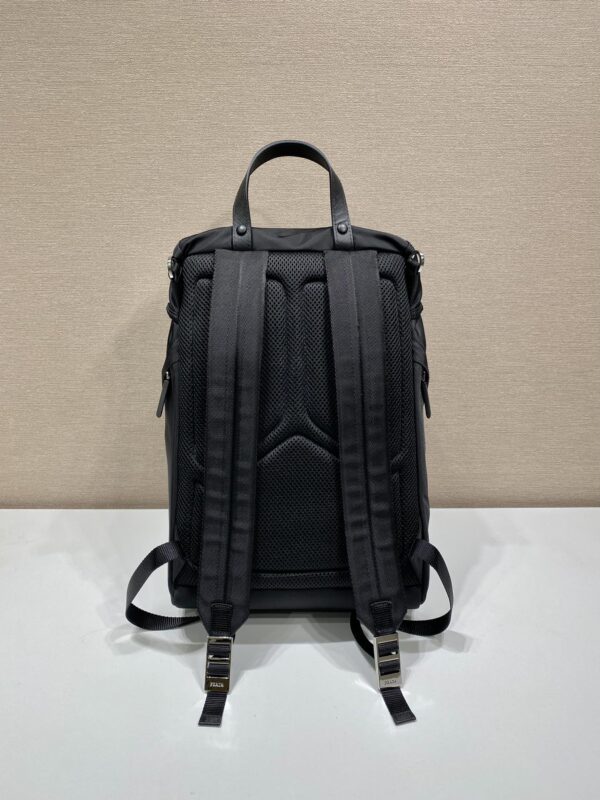 Prada x Adidas Re-Nylon And Saffiano Backpack Black For Women, Women's Bags 17.7in/45cm