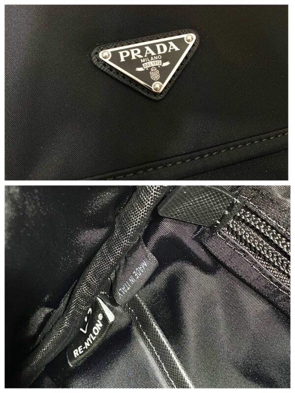 Prada x Adidas Re-Nylon And Saffiano Backpack Black For Women, Women's Bags 17.7in/45cm