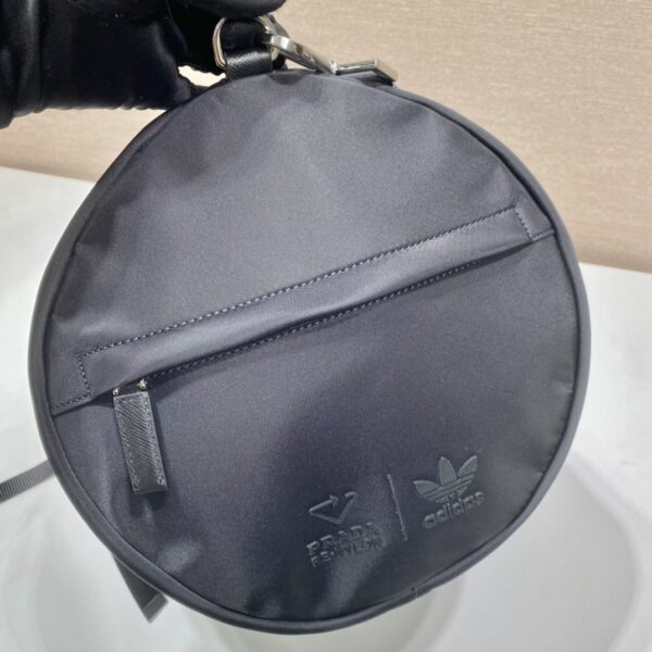 Prada x Adidas Re-Nylon Duffle Bag Black For Women, Women's Bags 19.7in/50cm