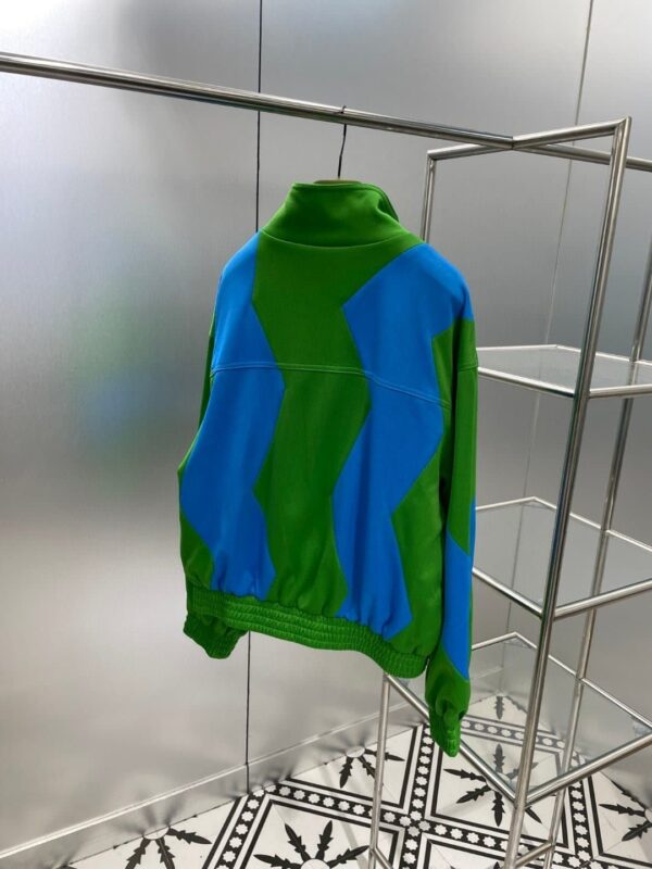 Rabbit Embroidered Patch Jacket And Shorts Green For Women