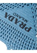 Raffia Tote Bag Blue For Women 1BG424_2A2T_F0076_V_OOO