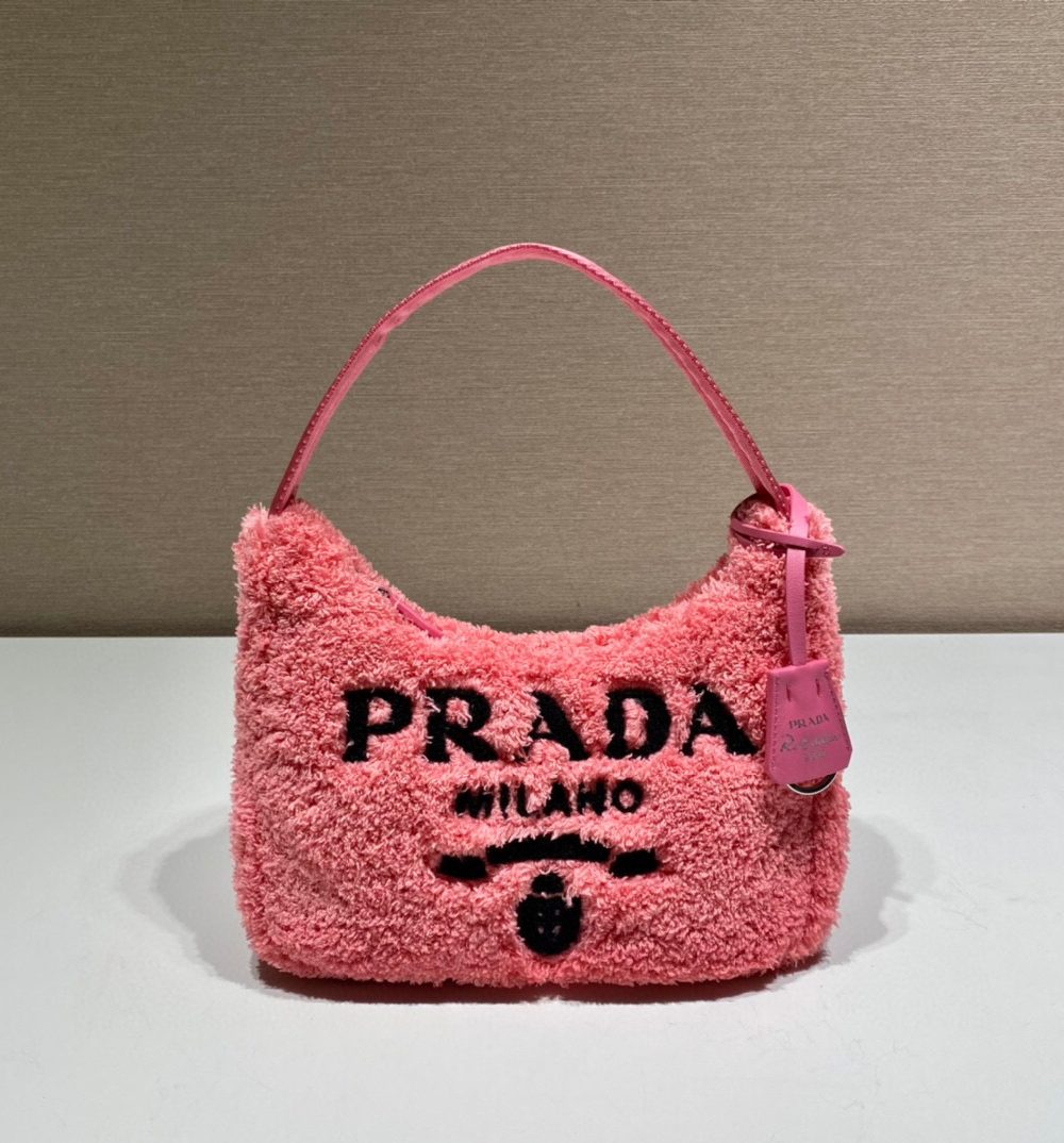Re-Edition 2000 Terry Mini-Bag In Pink For Women 8.6in/ 22cm 1NE515_2DXO_F046J