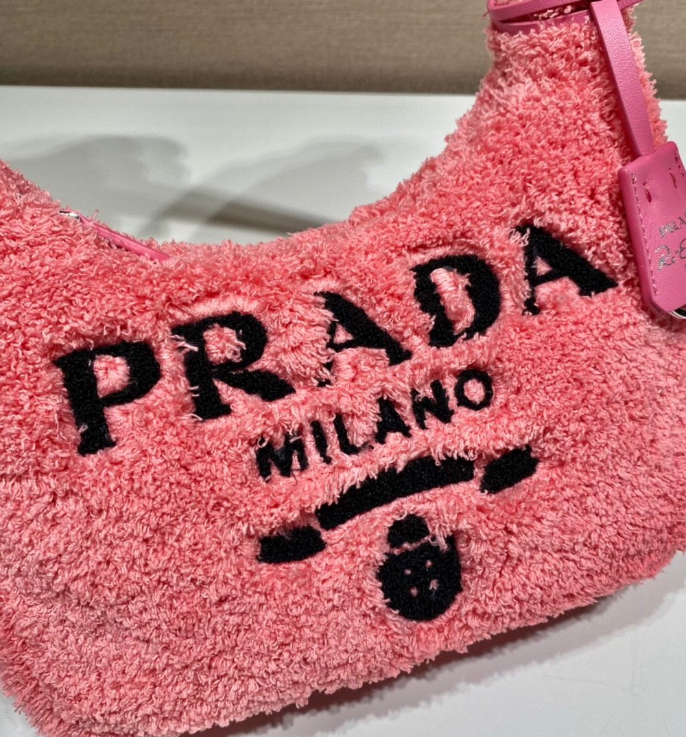 Re-Edition 2000 Terry Mini-Bag In Pink For Women 8.6in/ 22cm 1NE515_2DXO_F046J