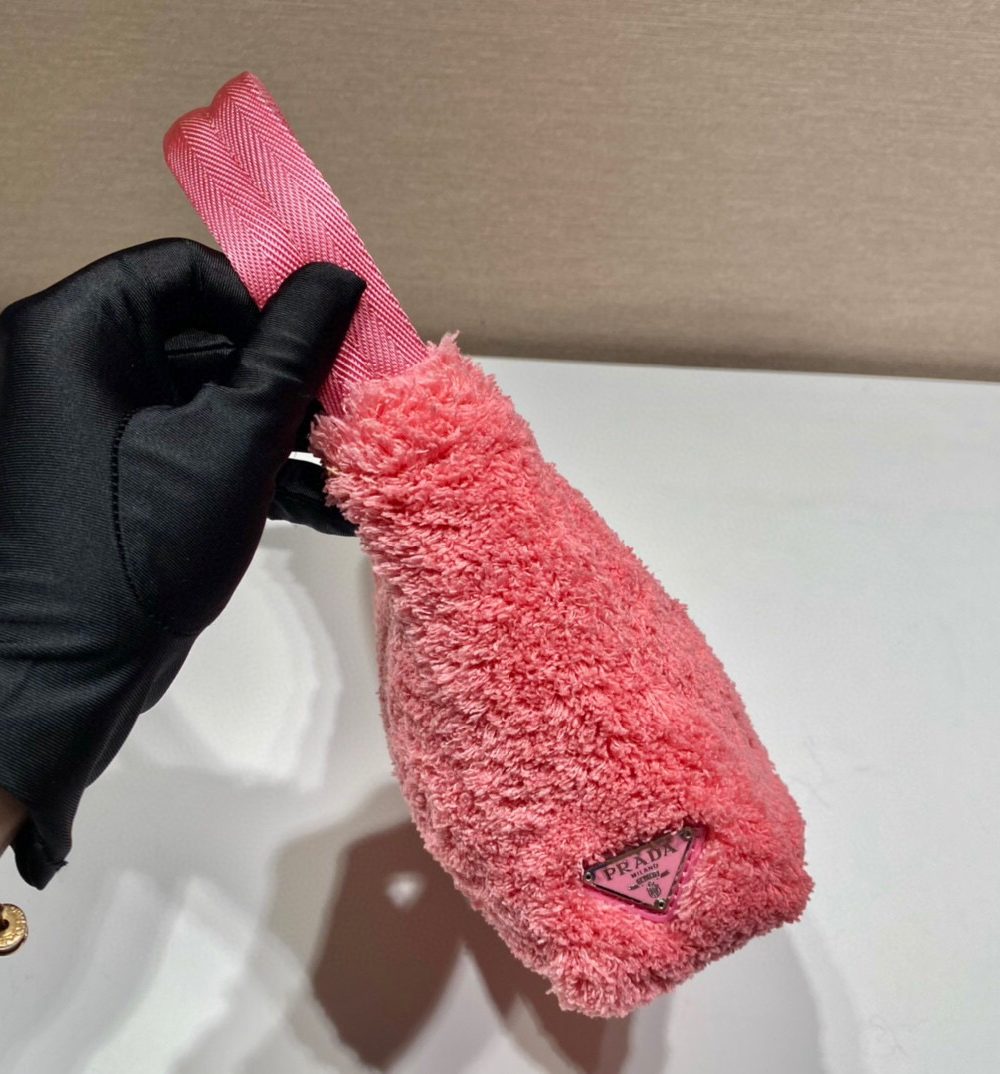 Re-Edition 2000 Terry Mini-Bag In Pink For Women 8.6in/ 22cm 1NE515_2DXO_F046J