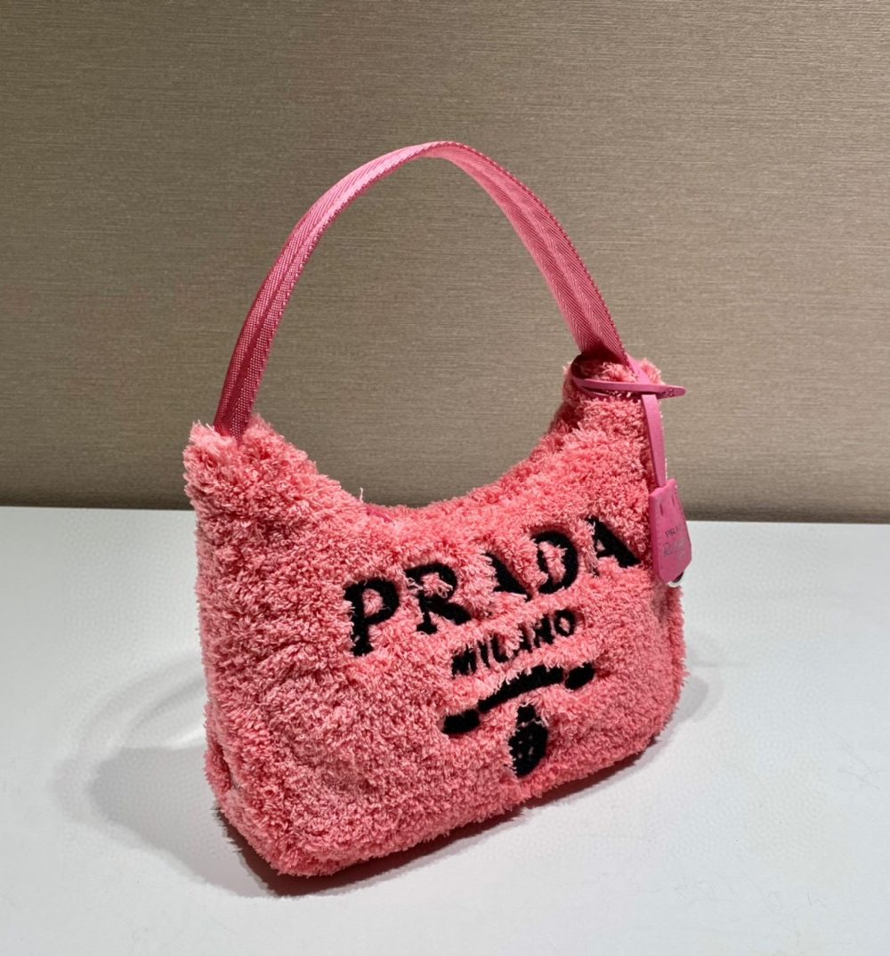 Re-Edition 2000 Terry Mini-Bag In Pink For Women 8.6in/ 22cm 1NE515_2DXO_F046J