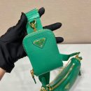 Re-Edition 2005 Saffiano Bag In Green For Women 8.6 in/ 22 cm 1BH204_NZV_F0PCL_V_V2M