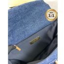 1:1 Replica Chanel 19 Handbag Denim Blue For Women 10.1in/26cm AS1160 B02876 N6832