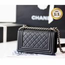 1:1 Replica Chanel Mini Classic Flapbag Black For Women 20cm/7.9 in