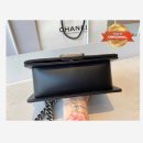1:1 Replica Chanel Mini Classic Flapbag Black For Women 20cm/7.9 in