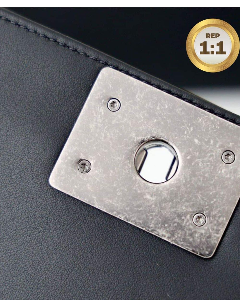 1:1 Replica Chanel Mini Classic Flapbag Black For Women 20cm/7.9 in