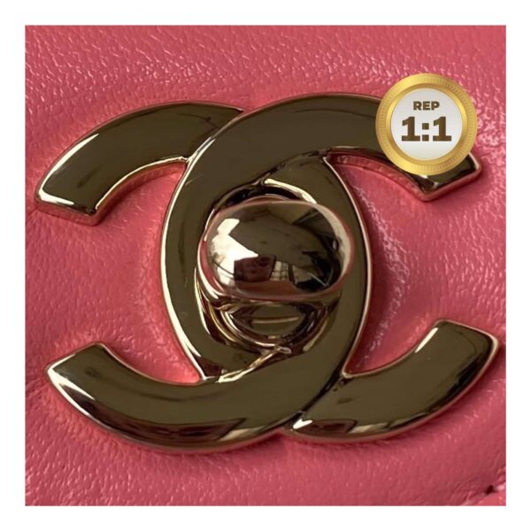 1:1 Replica Chanel Mini Heart Bag Coral Pink For Women 7in/18cm AS3191 B07958 NH621