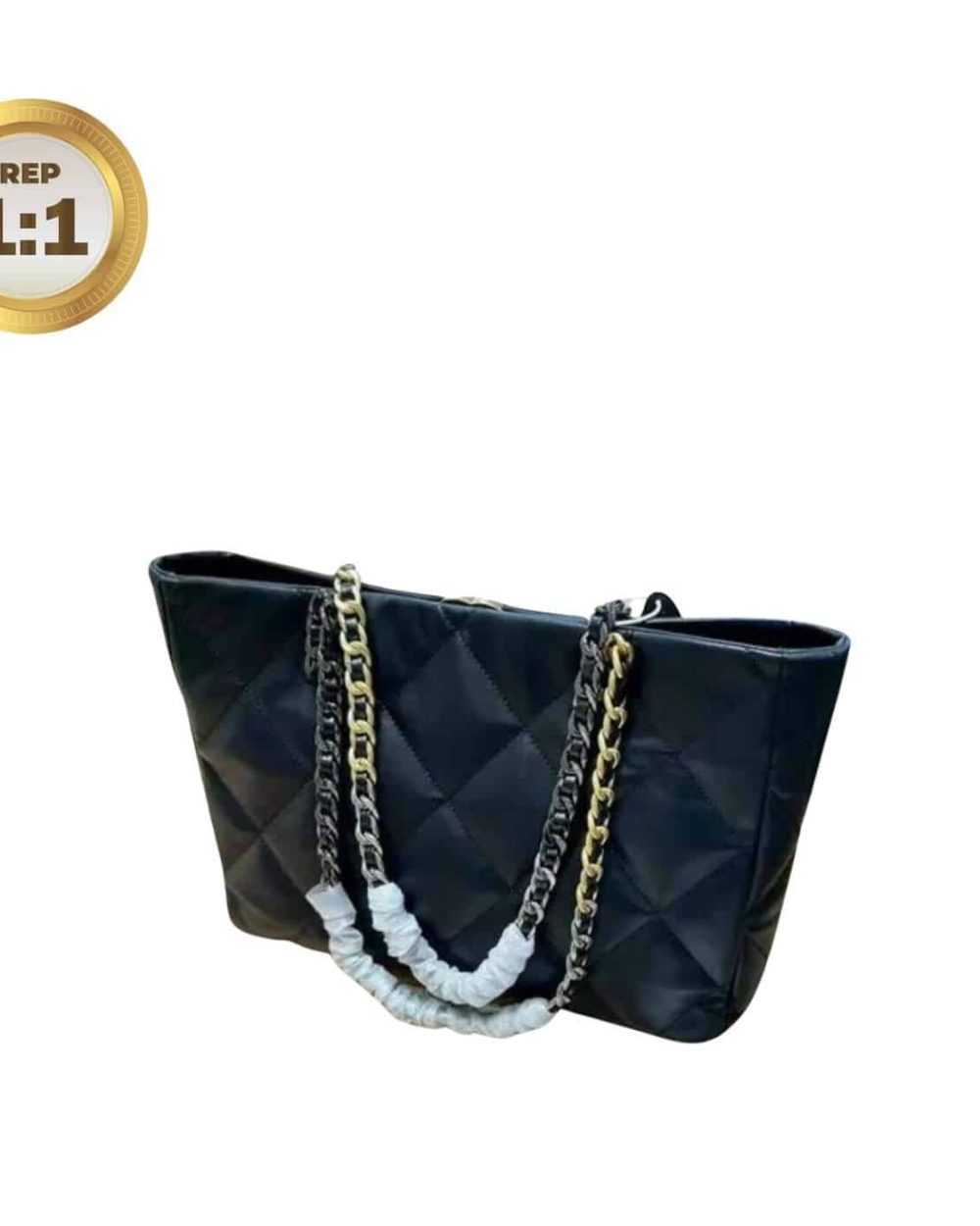 1:1 Replica Chanel Shopping Chanel Bag 19 Black For Women 16in/41cm