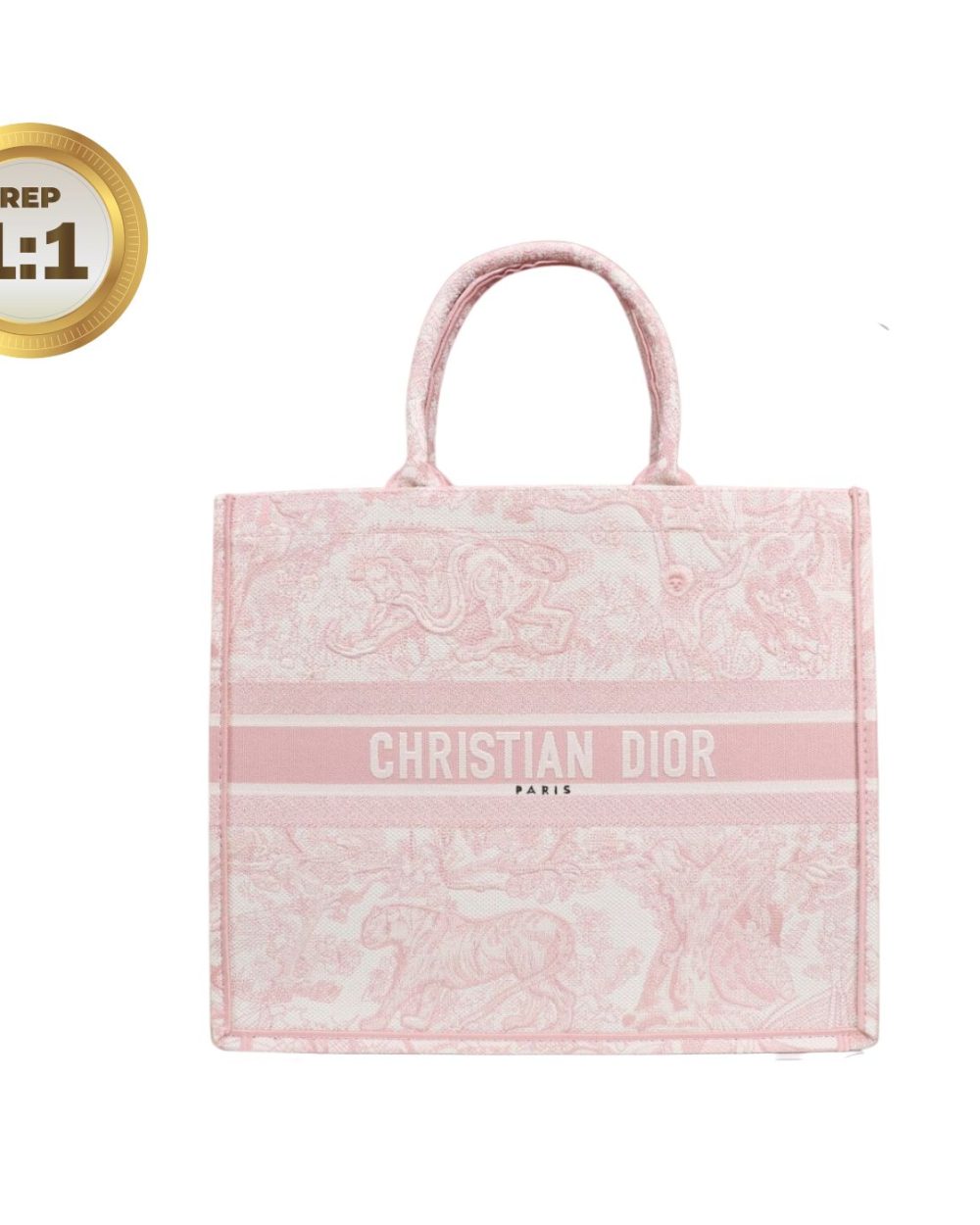 1:1 Replica Christian Dior Medium Dior Book Tote Pink For Women 36cm
