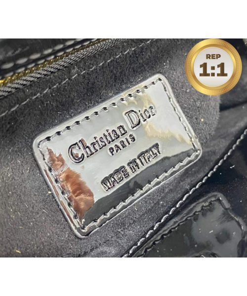 1:1 Replica Christian Dior Mini Lady Dior Bag Black For Women 17cm