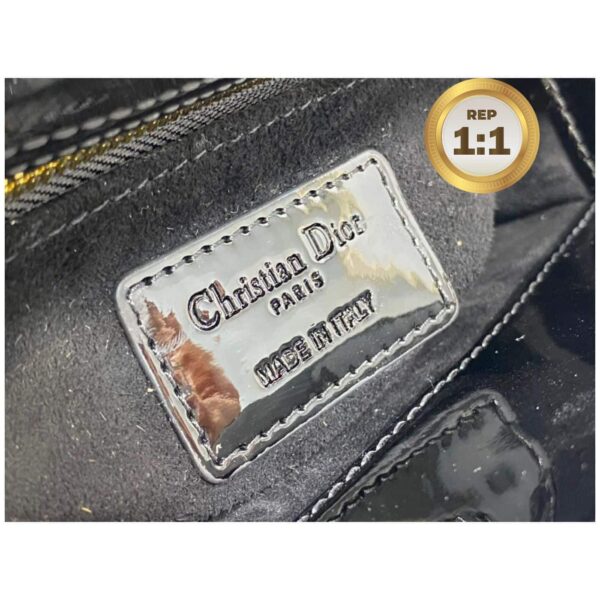 1:1 Replica Christian Dior Mini Lady Dior Bag Black For Women 17cm