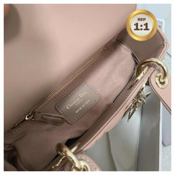 1:1 Replica Christian Dior Small Lady Dior Bag Pink For Women 8in/20cm