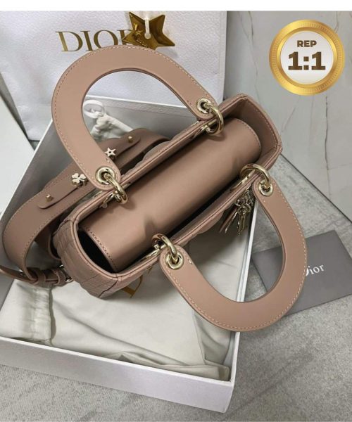 1:1 Replica Christian Dior Small Lady Dior Bag Pink For Women 8in/20cm