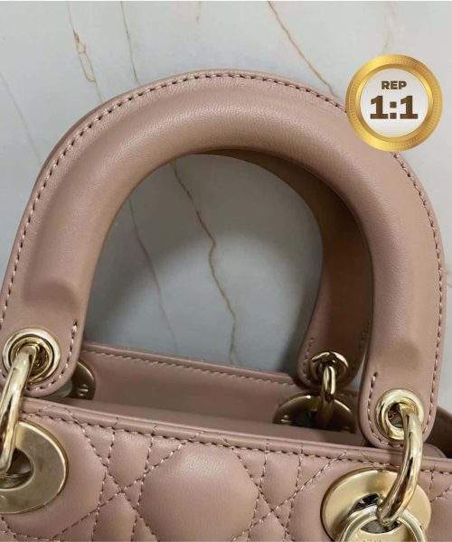 1:1 Replica Christian Dior Small Lady Dior Bag Pink For Women 8in/20cm