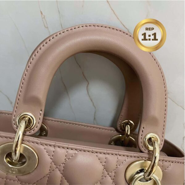 1:1 Replica Christian Dior Small Lady Dior Bag Pink For Women 8in/20cm