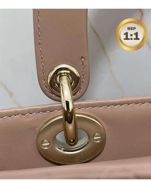 1:1 Replica Christian Dior Small Lady Dior Bag Pink For Women 8in/20cm