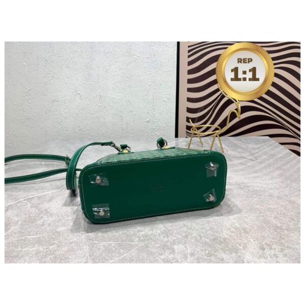1:1 Replica Louis Vuitton Vendome Mini Bag Green/Navy Blue For Women‎ 9.1in/23cm VENDOSMINTY01CL03P