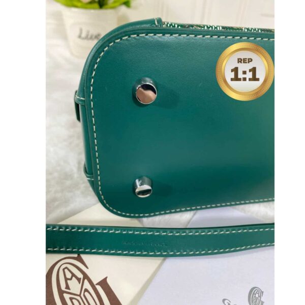1:1 Replica Louis Vuitton Vendome Mini Bag Green/Navy Blue For Women‎ 9.1in/23cm VENDOSMINTY01CL03P