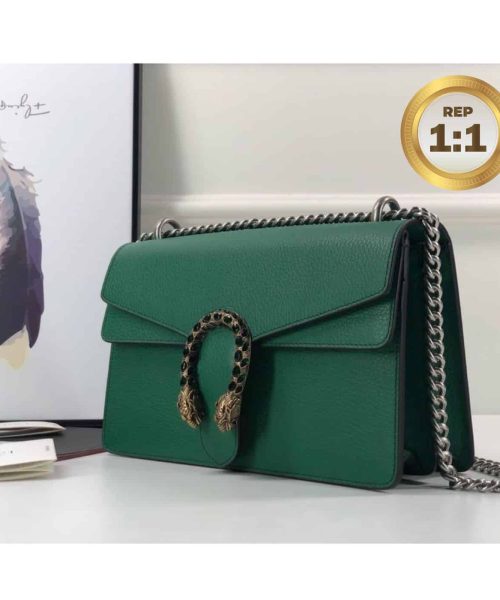1:1 Replica Gucci Dionysus Shoulder Bag Green For Women 11in/28cm 400249 CAOGX 3120