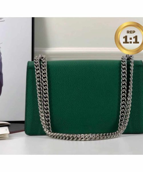 1:1 Replica Gucci Dionysus Shoulder Bag Green For Women 11in/28cm 400249 CAOGX 3120