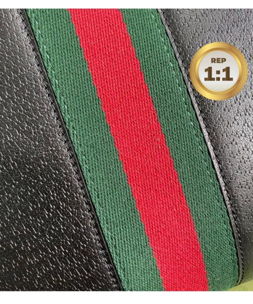 1:1 Replica Gucci Ophidia Medium Tote Black For Women 15in/38cm GG 631685 CWG1A 1060