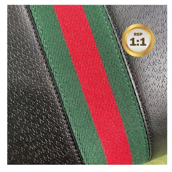 1:1 Replica Gucci Ophidia Medium Tote Black For Women 15in/38cm GG 631685 CWG1A 1060
