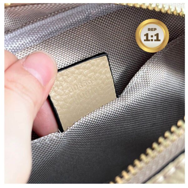 1:1 Replica Gucci Soho Small Disco Bag Beige For Women 8in/21cm GG 308364