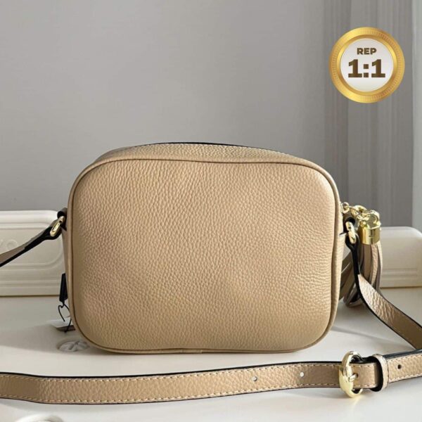 1:1 Replica Gucci Soho Small Disco Bag Beige For Women 8in/21cm GG 308364