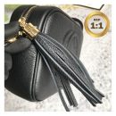 1:1 Replica Gucci Soho Small Disco Bag Black For Women 8in/21cm GG 308364