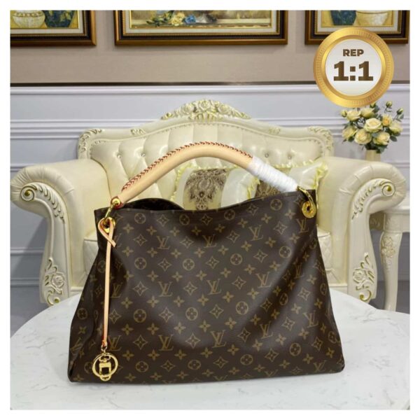 1:1 Replica Louis Vuitton Artsy MM Monogram Canvas For Women 16.1in/41cm LV M44869