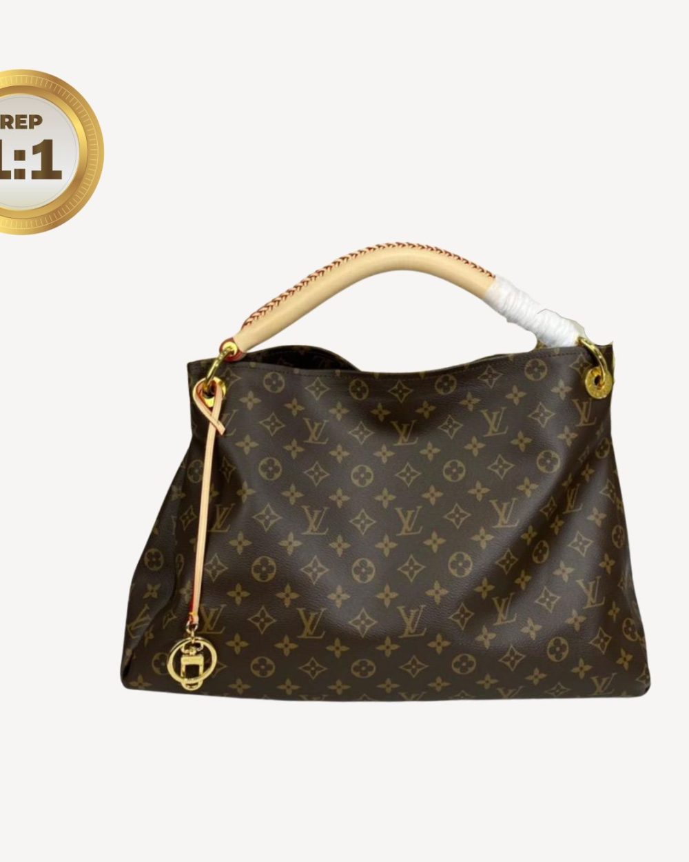 1:1 Replica Louis Vuitton Artsy MM Monogram Canvas For Women 16.1in/41cm LV M44869