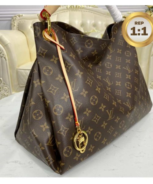 1:1 Replica Louis Vuitton Artsy MM Monogram Canvas For Women 16.1in/41cm LV M44869