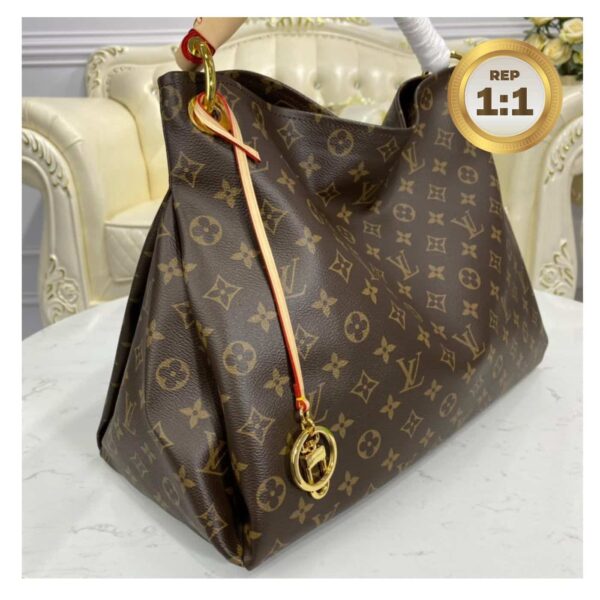 1:1 Replica Louis Vuitton Artsy MM Monogram Canvas For Women 16.1in/41cm LV M44869