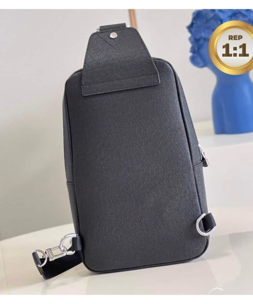 1:1 Replica Louis Vuitton Avenue Sling Bag Black For Women 12.2in/31cm LV M30443
