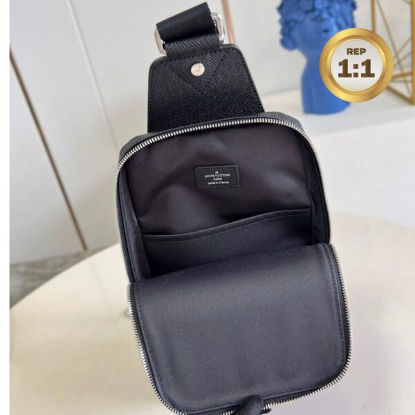 1:1 Replica Louis Vuitton Avenue Sling Bag Black For Women 12.2in/31cm LV M30443