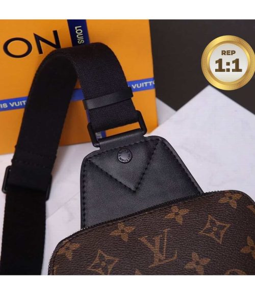 1:1 Replica Louis Vuitton Avenue Sling Bag Brown For Men 12.2in/31cm